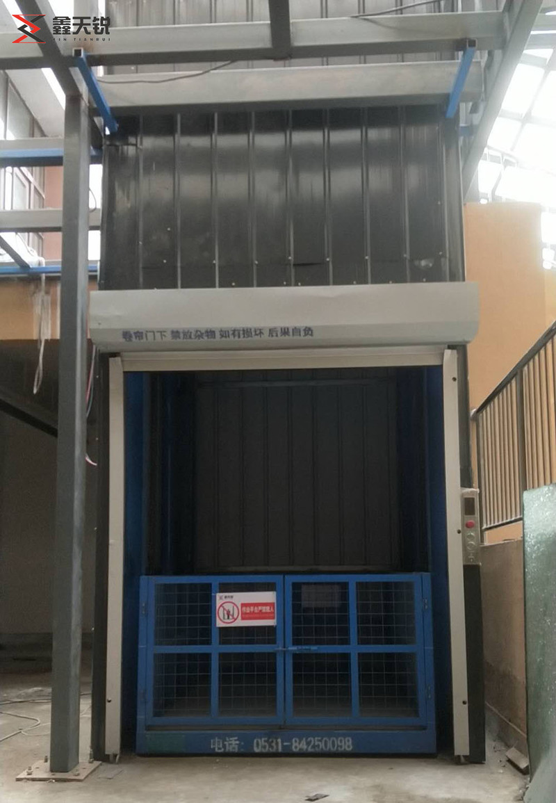 济南双轨双缸液压货梯